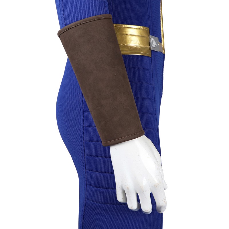 Fallout 4 Vault Jumpsuit No. 75 Sheltersuit Male Cosplay Costumes Dweller Blue Outfits