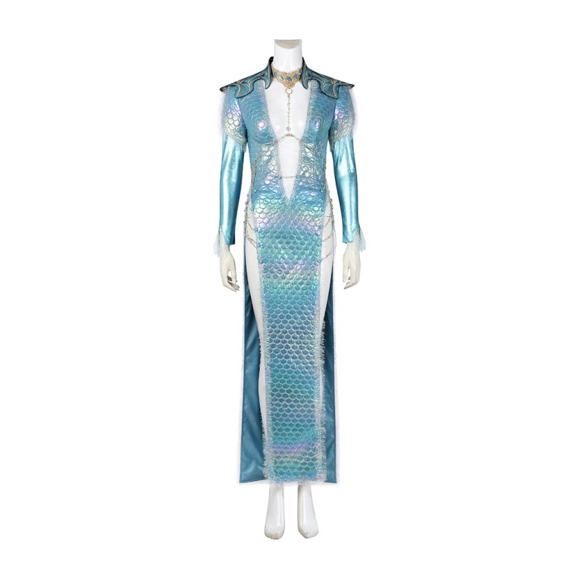 Wavemother's Robe Halloween Costume Baldurs Gate 3 Cosplay Suit Women Dress Outfits