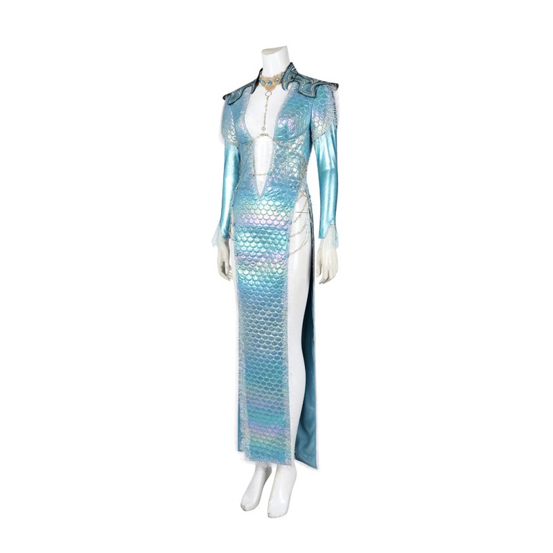 Wavemother's Robe Halloween Costume Baldurs Gate 3 Cosplay Suit Women Dress Outfits