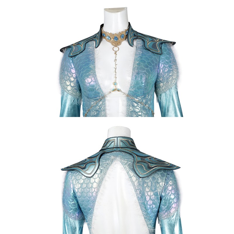 Wavemother's Robe Halloween Costume Baldurs Gate 3 Cosplay Suit Women Dress Outfits