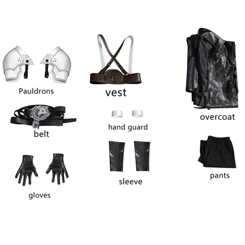 Sephiroth Halloween Costume Final Fantasy VII Rebirth Cosplay Suit Game Outfit