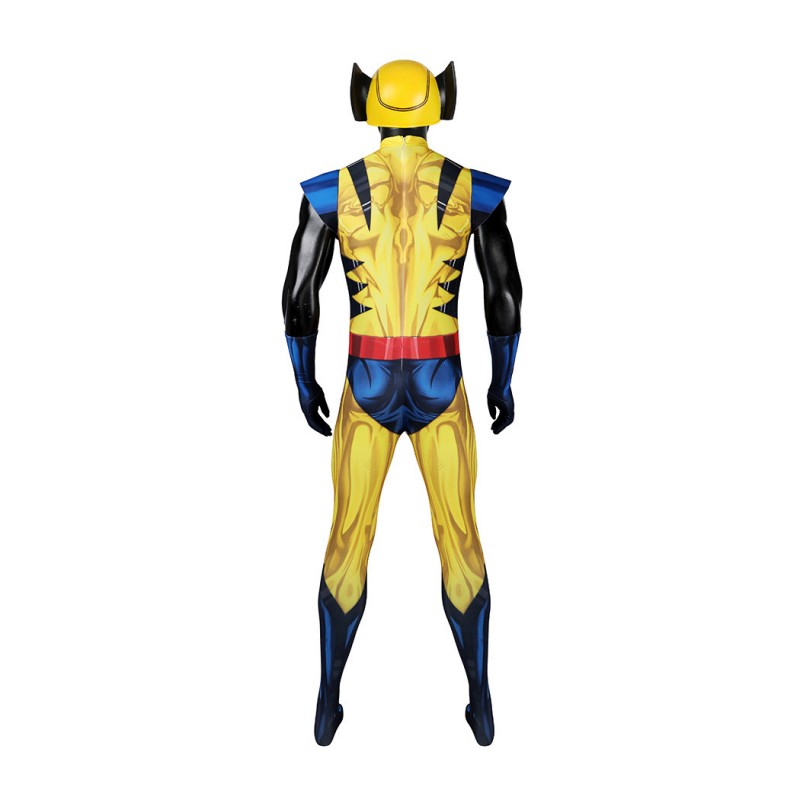 X-Men 97 Wolverine Jumpsuit James Howlett Cosplay Costumes Men Halloween Suit