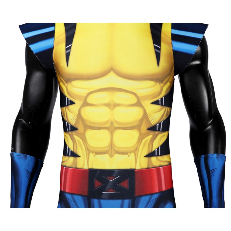 X-Men 97 Wolverine Jumpsuit James Howlett Cosplay Costumes Men Halloween Suit