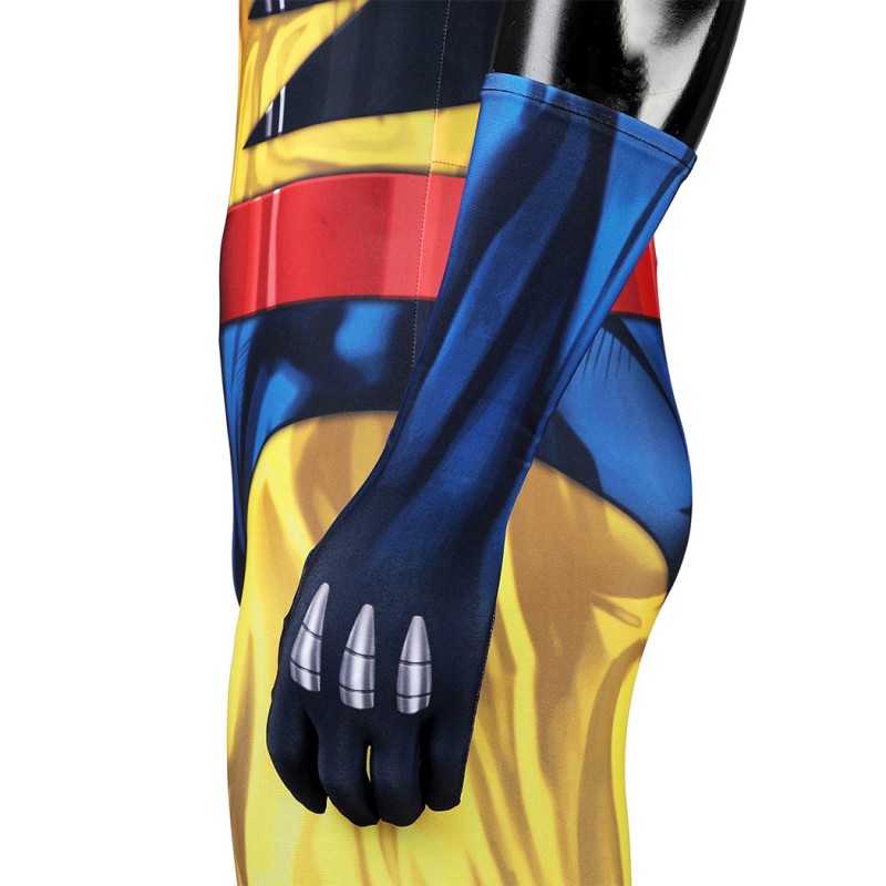 X-Men 97 Wolverine Jumpsuit James Howlett Cosplay Costumes Men Halloween Suit