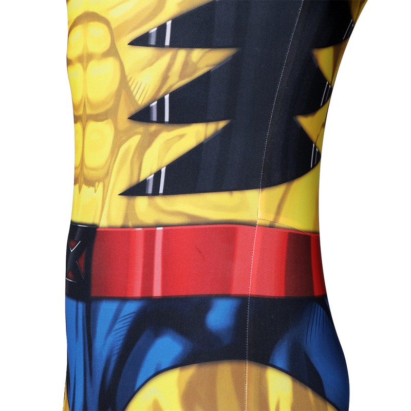 X-Men 97 Wolverine Jumpsuit James Howlett Cosplay Costumes Men Halloween Suit