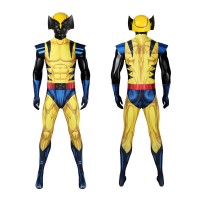 X-Men 97 Wolverine Jumpsuit James Howlett Cosplay Costumes Men Halloween Suit