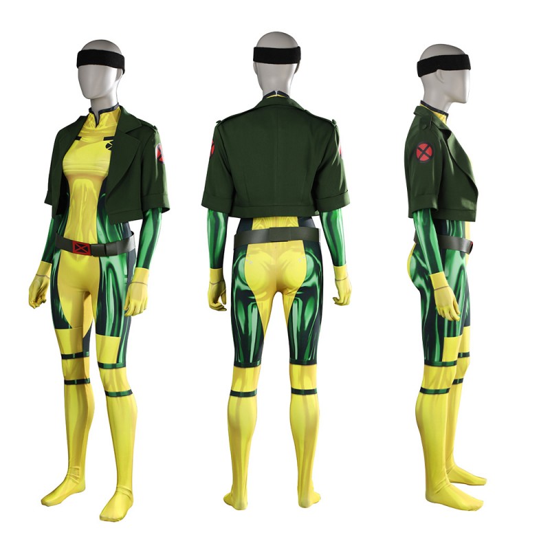 X-Men 97 Rogue Suit Anna Marie Halloween Cosplay Costumes
