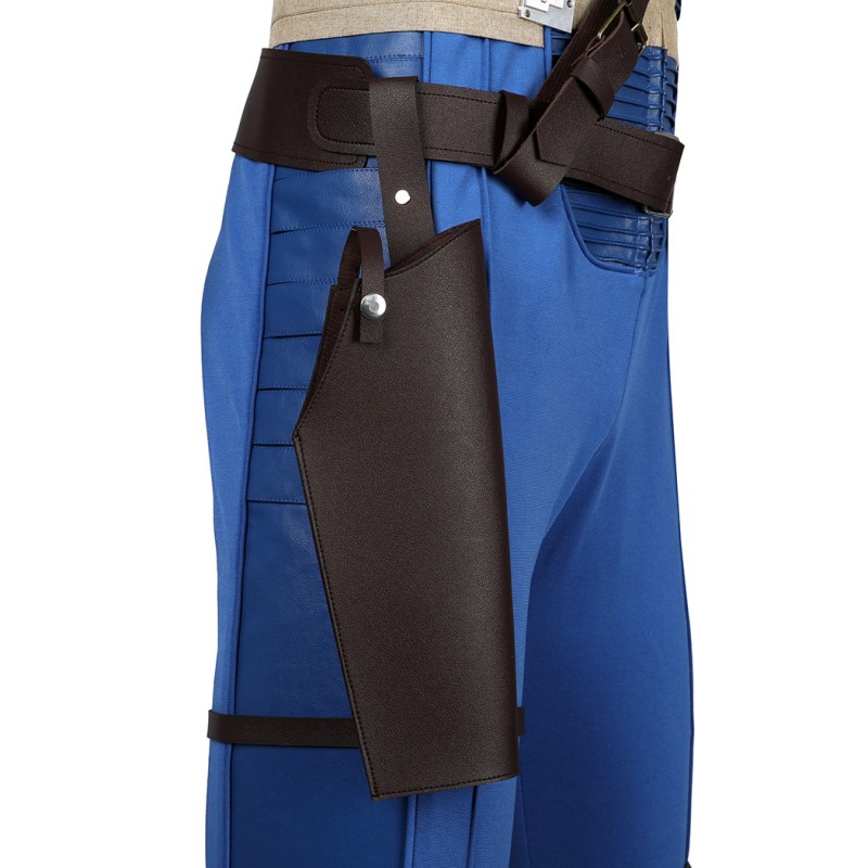 Clearance Sale - Ready To Ship - Male Vault 33 Cosplay Costume Blue Halloween Suit Uniform