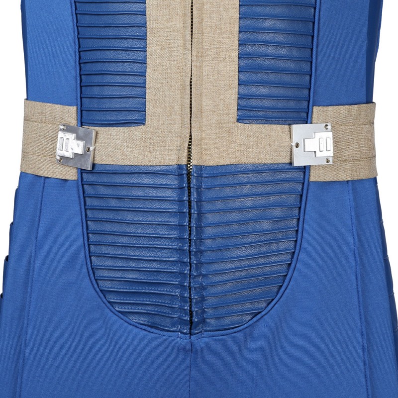 Clearance Sale - Ready To Ship - Male Vault 33 Cosplay Costume Blue Halloween Suit Uniform