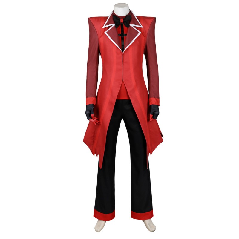 Alastor Halloween Costume Hazbin Hotel Cosplay Suit Men Red Outfits