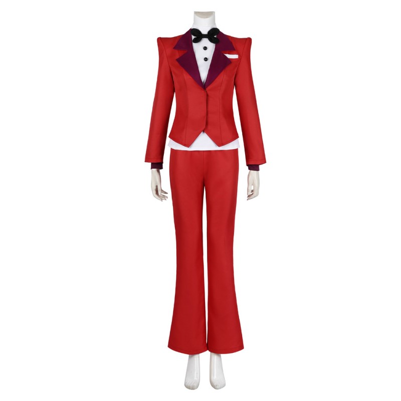 Charlie Morningstar Red Costume Hazbin Hotel Cosplay Suit Women Uniform Halloween Outfits