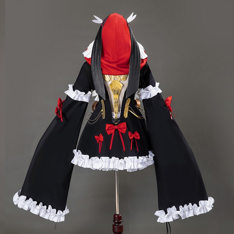 No 21 XXI Costume Punishing Gray Raven Dress Cosplay Suit Red Hood