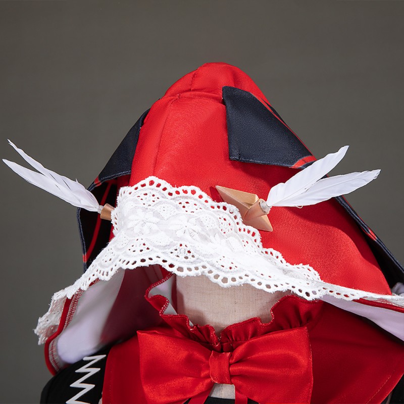 No 21 XXI Costume Punishing Gray Raven Dress Cosplay Suit Red Hood