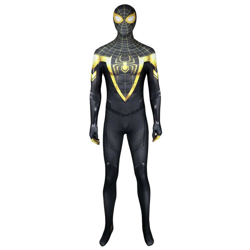 Uptown Pride Suit Spider-Man Miles Morales Cosplay Costumes Halloween Men Jumpsuit