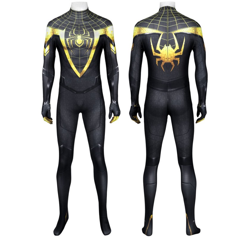 Uptown Pride Suit Spider-Man Miles Morales Cosplay Costumes Halloween Men Jumpsuit