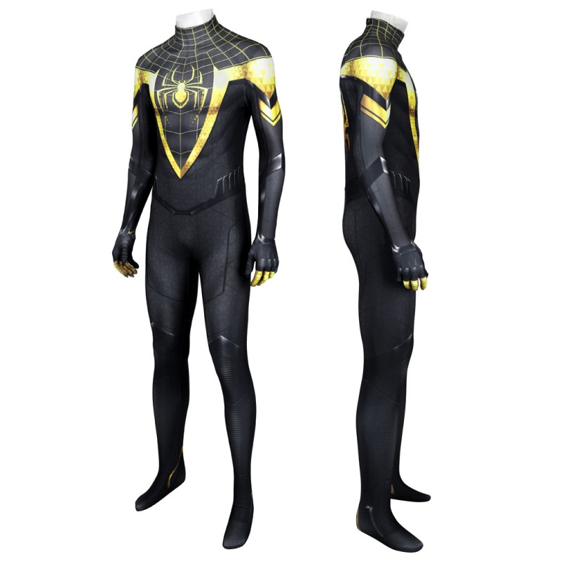 Uptown Pride Suit Spider-Man Miles Morales Cosplay Costumes Halloween Men Jumpsuit
