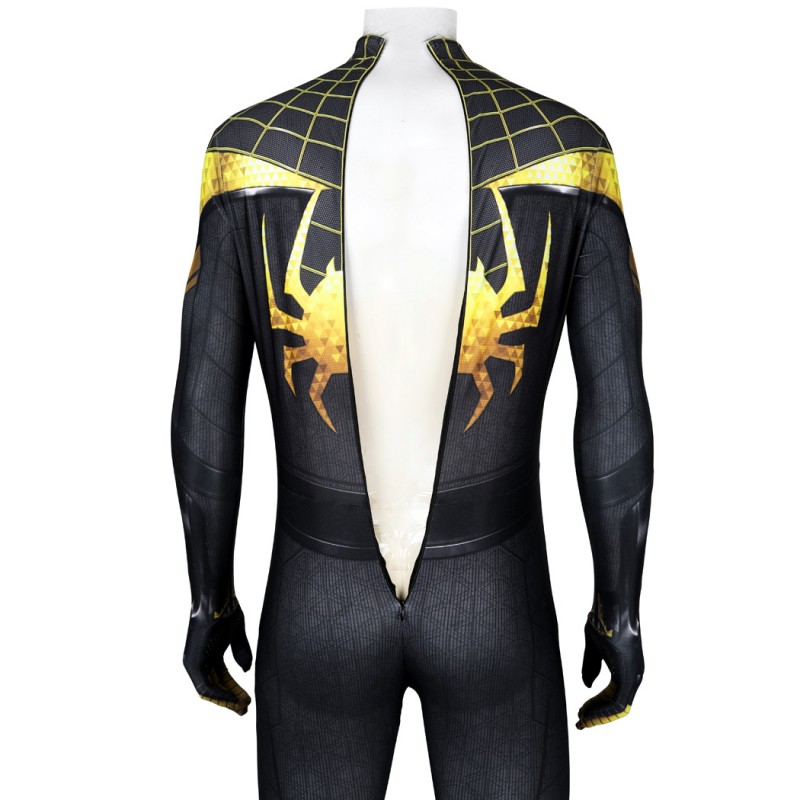 Uptown Pride Suit Spider-Man Miles Morales Cosplay Costumes Halloween Men Jumpsuit