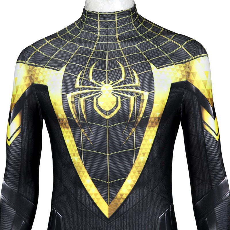 Uptown Pride Suit Spider-Man Miles Morales Cosplay Costumes Halloween Men Jumpsuit