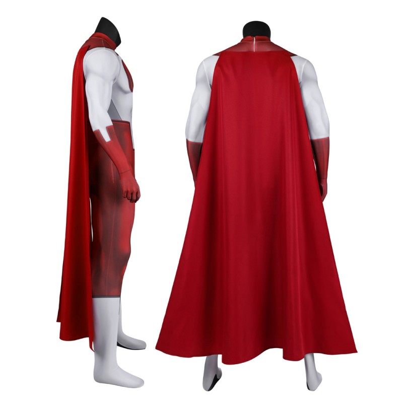 Nolan Grayson Jumpsuit Omni Man Cosplay Costumes Men Halloween Suit