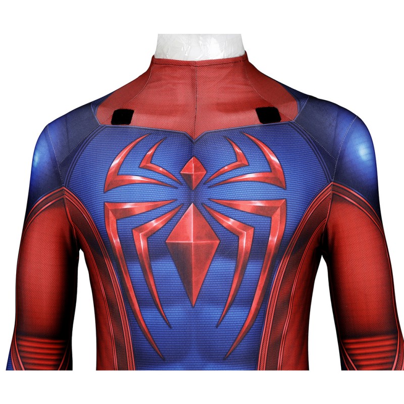 Scarlet Spider III Suit Spider-Man 2 Cosplay Costumes Halloween Men Jumpsuit