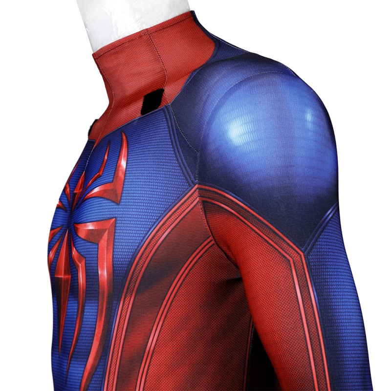 Scarlet Spider III Suit Spider-Man 2 Cosplay Costumes Halloween Men Jumpsuit