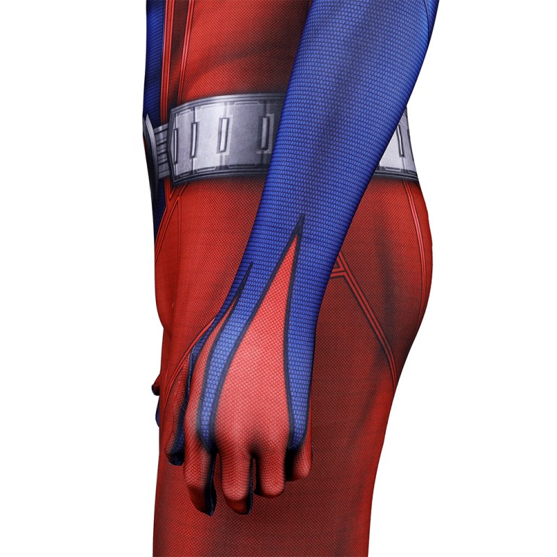 Scarlet Spider III Suit Spider-Man 2 Cosplay Costumes Halloween Men Jumpsuit
