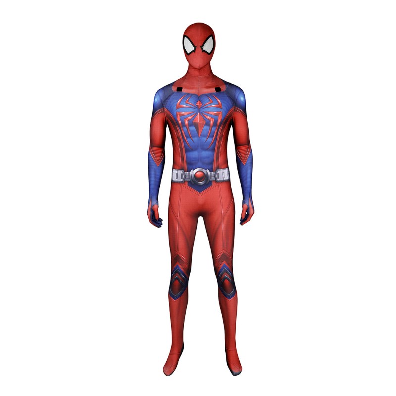 Scarlet Spider III Suit Spider-Man 2 Cosplay Costumes Halloween Men Jumpsuit