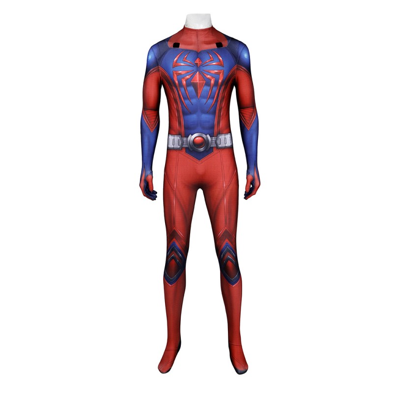 Scarlet Spider III Suit Spider-Man 2 Cosplay Costumes Halloween Men Jumpsuit