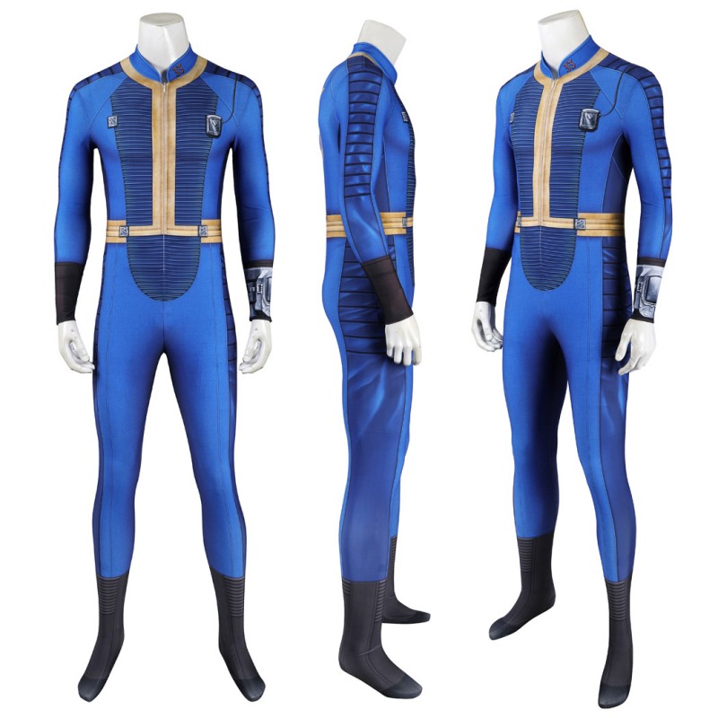 Fallout Suit 2024 TV Fallout Season 1 Blue Cosplay Costumes Adult Jumpsuit