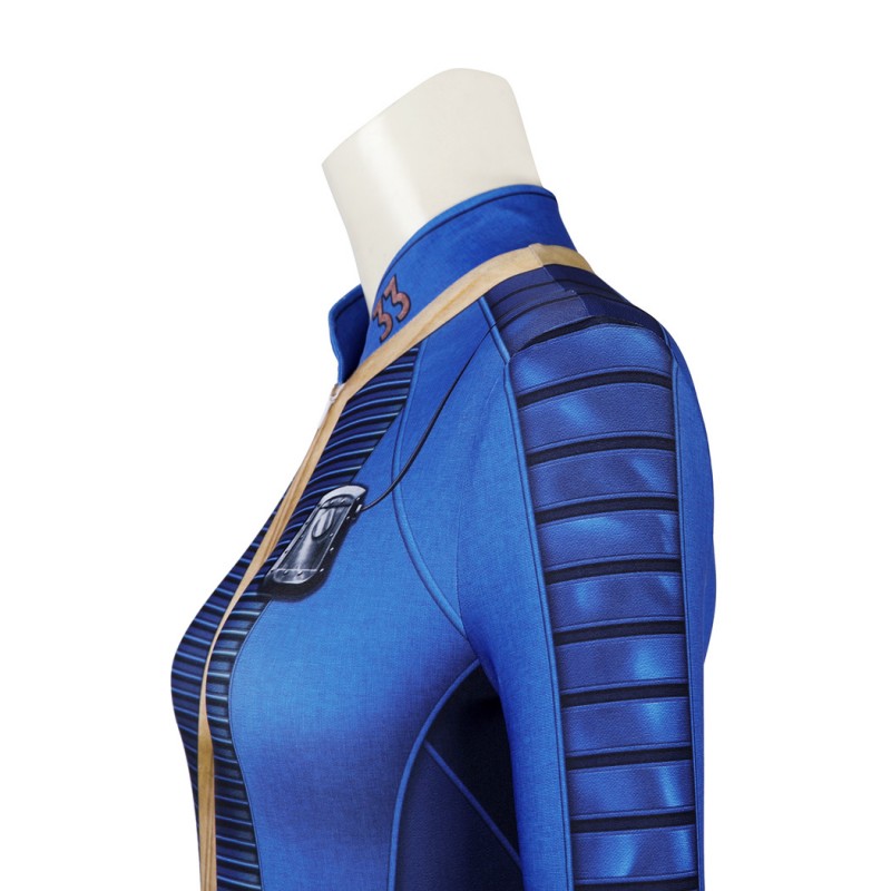 Vault Suit 2024 TV Lucy Blue Cosplay Costumes Adult Jumpsuit
