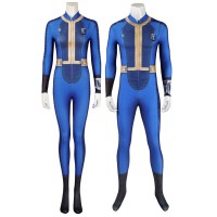 Vault Suit 2024 TV Lucy Blue Cosplay Costumes Adult Jumpsuit