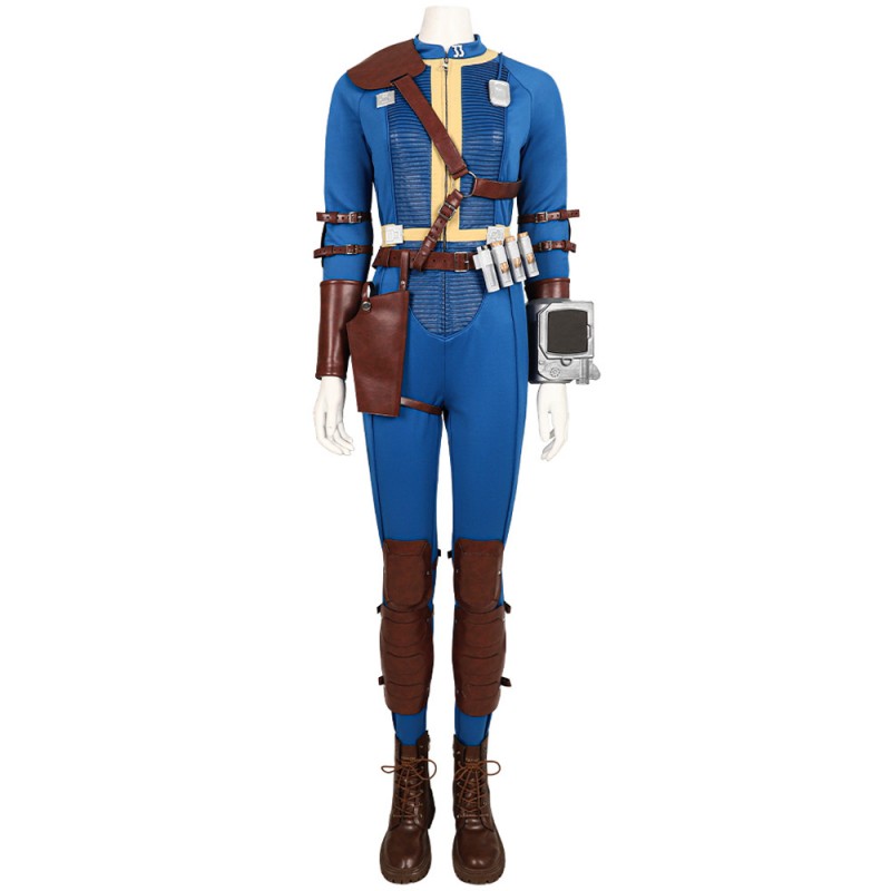 Fallout Female Costume 2024 TV Fallout Lucy Cosplay Suit Blue Outfits