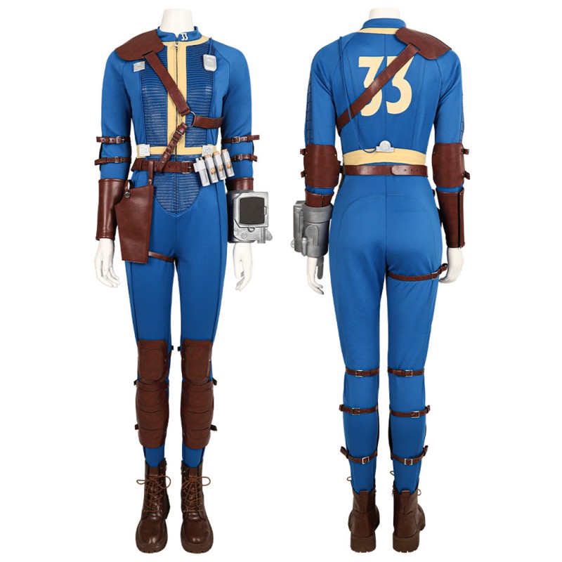 Fallout Female Costume 2024 TV Fallout Lucy Cosplay Suit Blue Outfits