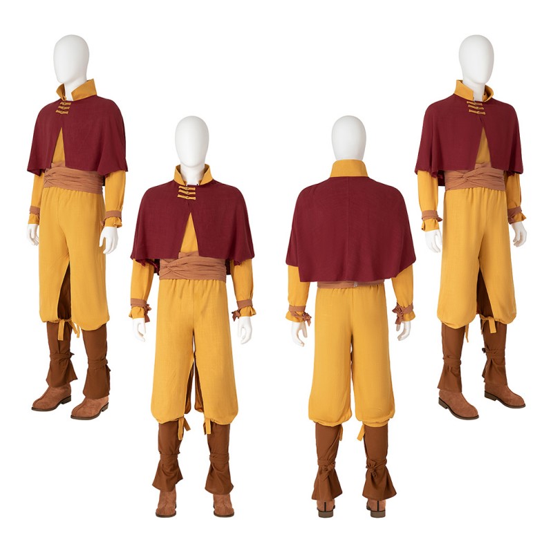 Adult Aang Halloween Costumes Avatar The Last Airbender Cosplay Suit