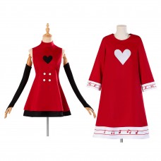 Hazbin Hotel Charlie Red Dress Suit Halloween Cosplay Costumes