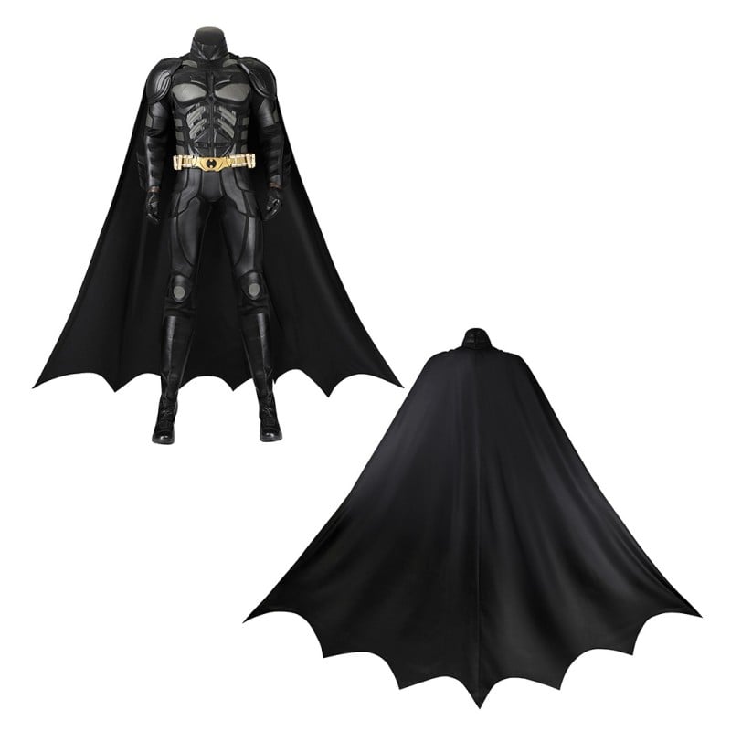 Ready To Ship Bruce Costume Knight Cosplay Suit Men Black Outfit