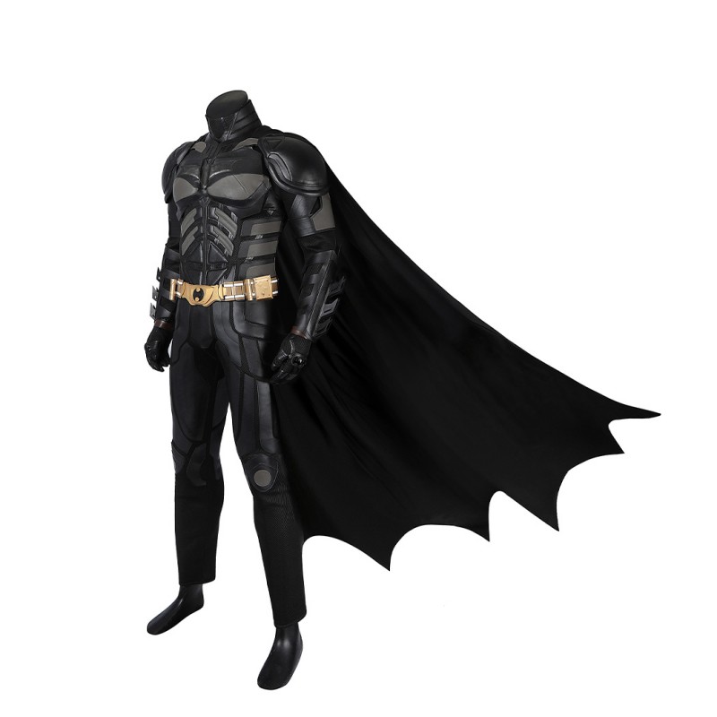 Bruce Costume Knight Cosplay Suit Men Black Outfit