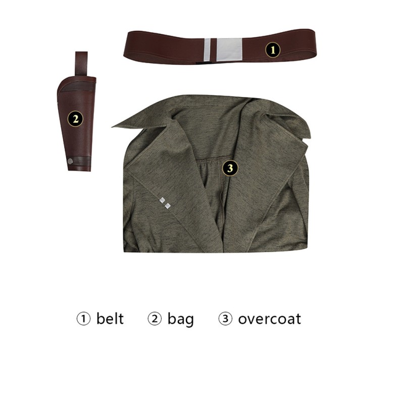 ND-5 Star Wars Outlaws Costume Men Halloween Cosplay Suit Trench Coat