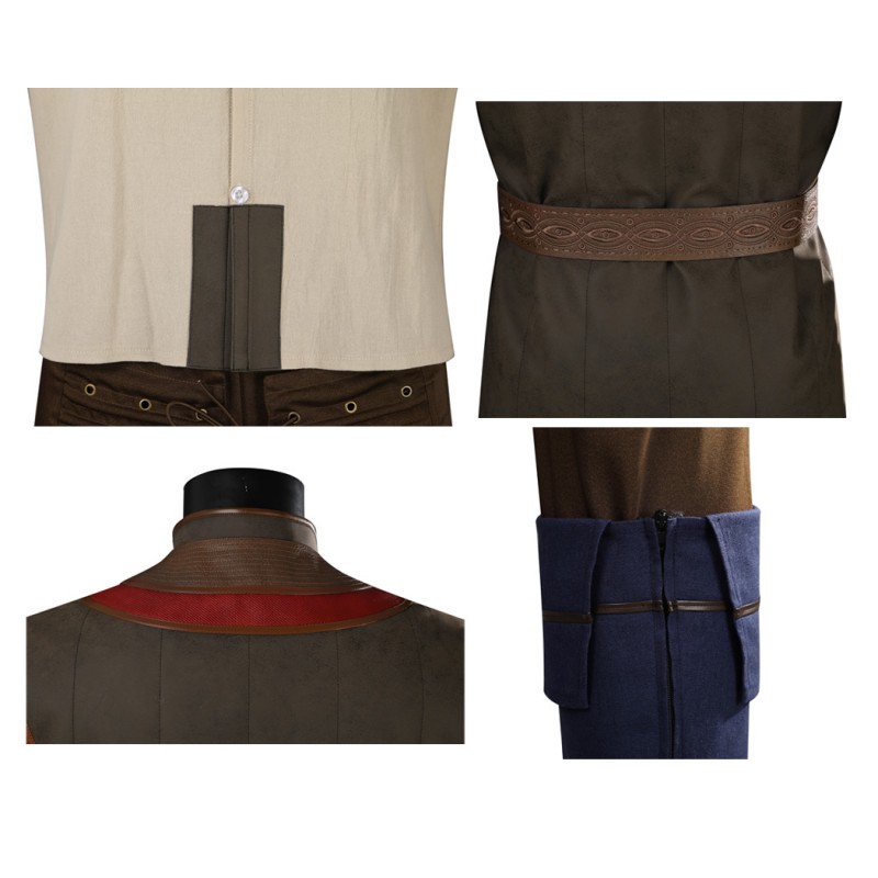 Baldurs Gate 3 Wyll Costume Game BG3  Cosplay Suit Men Halloween Outfit