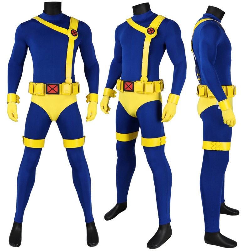 Scott Summers Costume X-Men 97 Cyclops Halloween Cosplay Suit