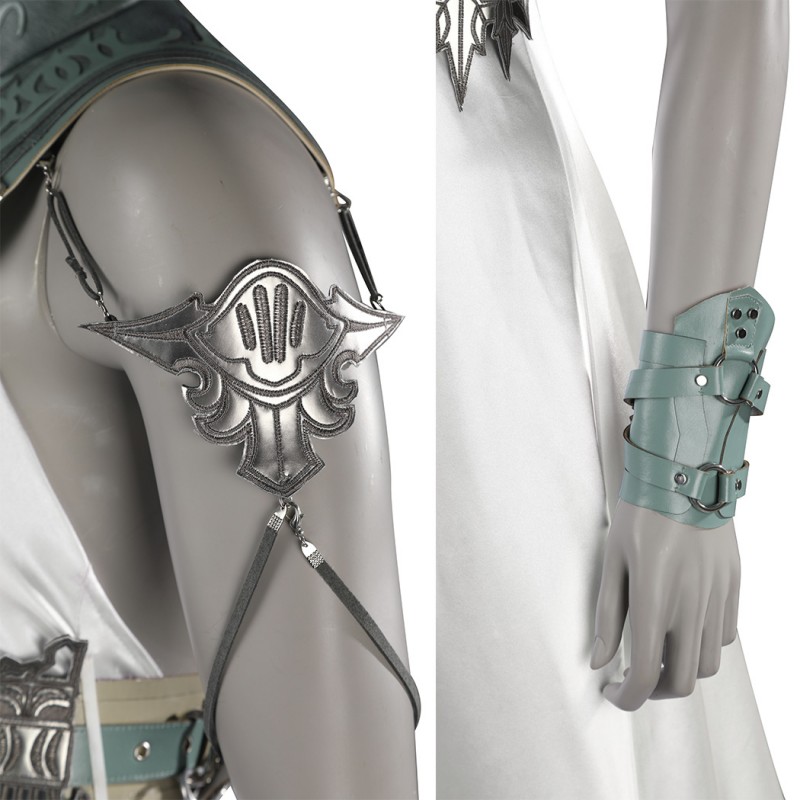 Final Fantasy VII Rebirth Cosplay Costumes Gold Saucer Dance Fancy Loveless Rosa White Dress Suit