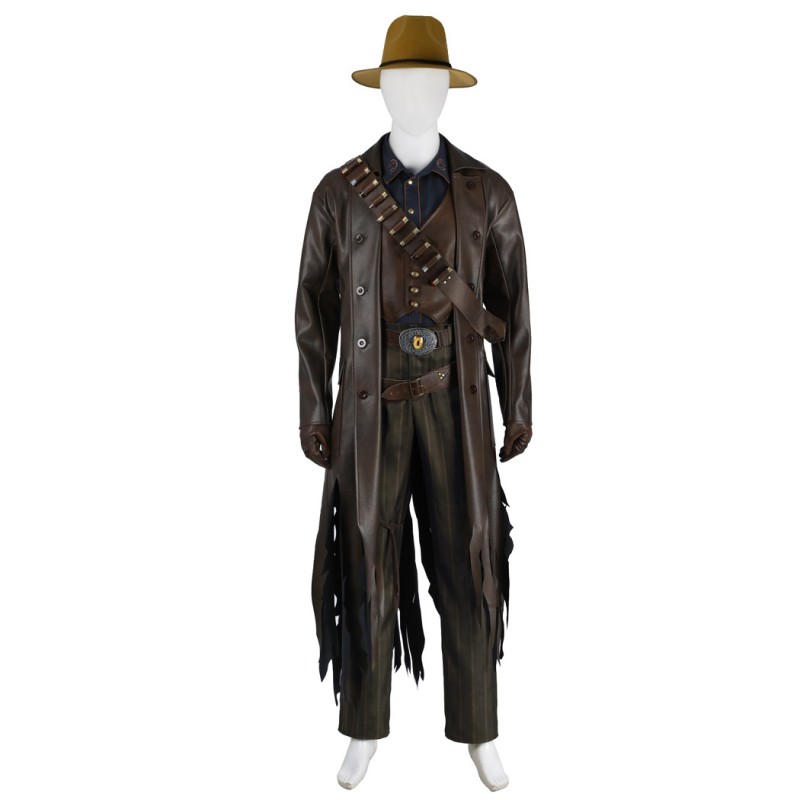 The Ghoul Costume TV Fallout Cosplay Suit Men Halloween Outfit