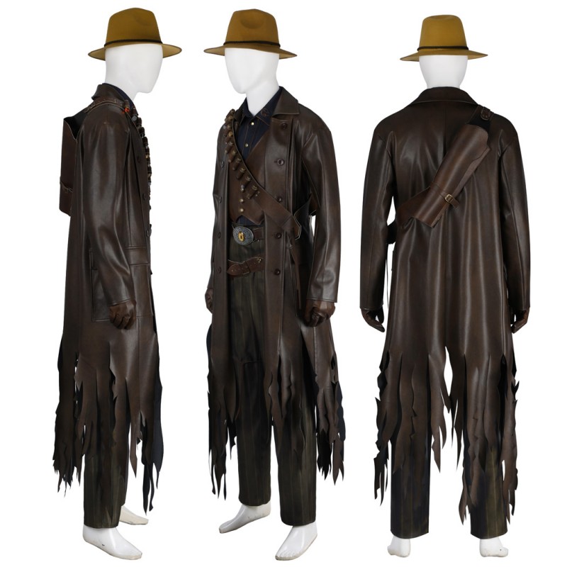 The Ghoul Costume TV Fallout Cosplay Suit Men Halloween Outfit