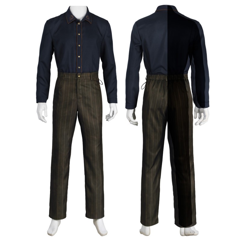 The Ghoul Costume 2024 TV Vault Cosplay Suit Men Halloween Outfit