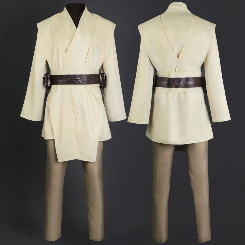 Obi-Wan Kenobi Halloween Costume Star Wars Episode III Revenge of the Sith Cosplay Suit