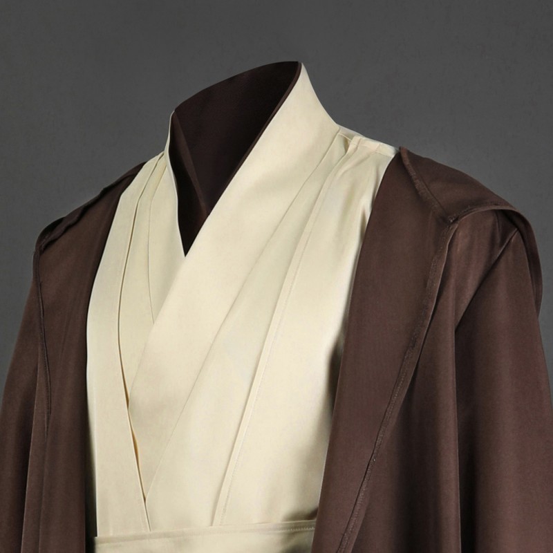 Obi-Wan Kenobi Halloween Costume Star Wars Episode III Revenge of the Sith Cosplay Suit