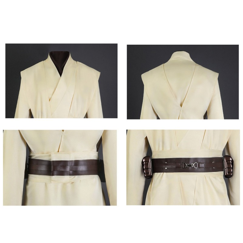 Obi-Wan Kenobi Halloween Costume Star Wars Episode III Revenge of the Sith Cosplay Suit