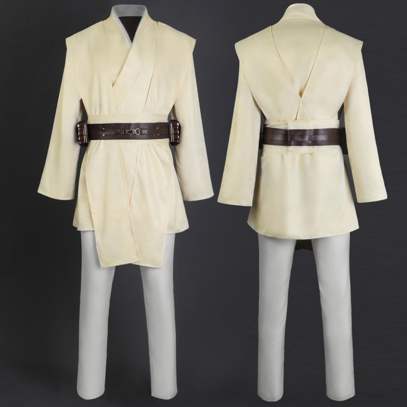 Obi-Wan Kenobi Costume Star Wars Episode II Attack of the Clones Cosplay Suit