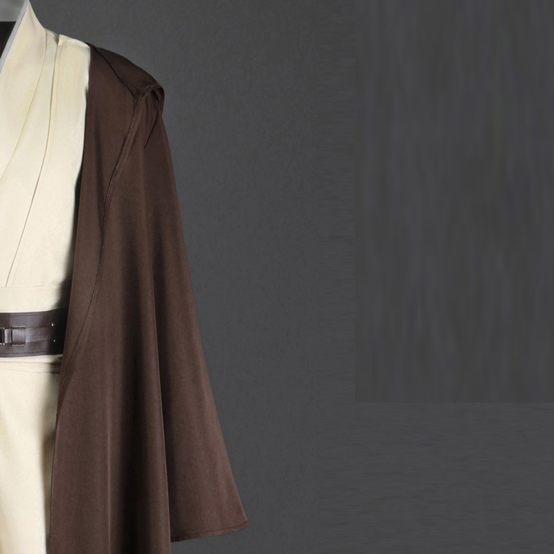 Obi-Wan Kenobi Costume Star Wars Episode II Attack of the Clones Cosplay Suit