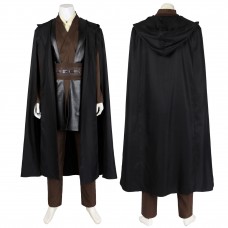 Anakin Skywalker Halloween Costume Star Wars Episode II Attack of the Clones Cosplay Suit